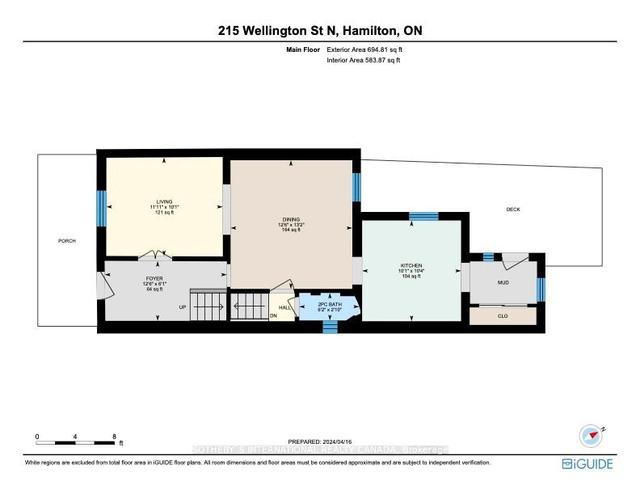 215 Wellington St N, House detached with 3 bedrooms, 2 bathrooms and 2 parking in Hamilton ON | Image 32