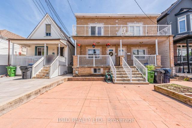 141 Prescott Ave, House semidetached with 3 bedrooms, 2 bathrooms and 1 parking in Toronto ON | Image 1