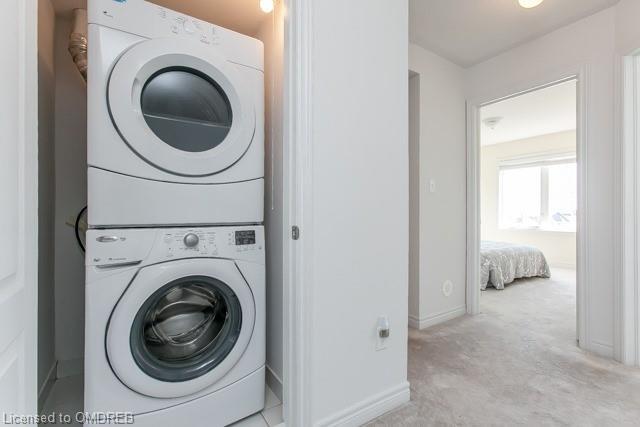 Convenient Upstairs Stacked Washer/ Dryer | Image 5