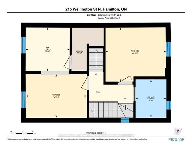 215 Wellington St N, House detached with 3 bedrooms, 2 bathrooms and 2 parking in Hamilton ON | Image 33