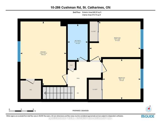 10 - 286 Cushman Rd, Townhouse with 3 bedrooms, 1 bathrooms and 2 parking in St. Catharines ON | Image 33