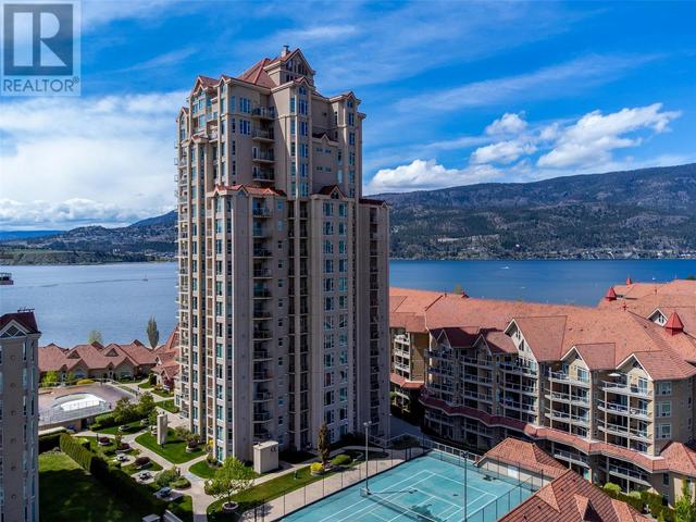 401 - 1128 Sunset Drive, Condo with 3 bedrooms, 2 bathrooms and 1 parking in Kelowna BC | Image 1