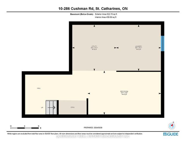 10 - 286 Cushman Rd, Townhouse with 3 bedrooms, 1 bathrooms and 2 parking in St. Catharines ON | Image 35