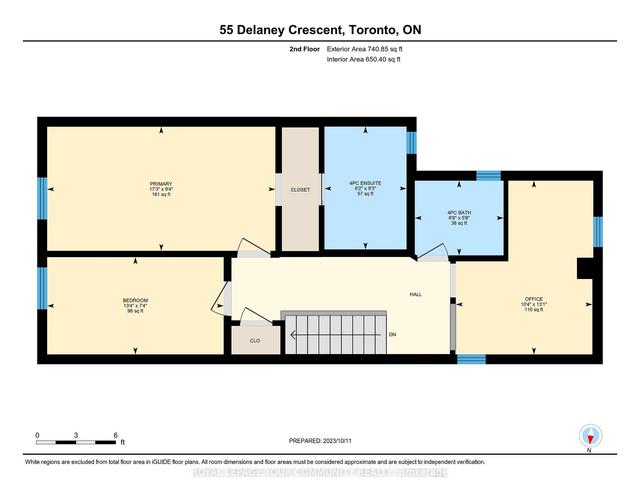 55 Delaney Cres, House attached with 3 bedrooms, 3 bathrooms and 0 parking in Toronto ON | Image 17