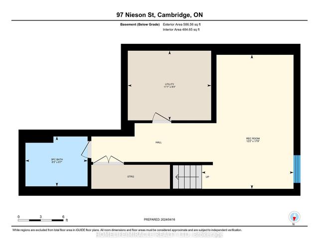 97 Nieson St, House attached with 3 bedrooms, 4 bathrooms and 3 parking in Cambridge ON | Image 33