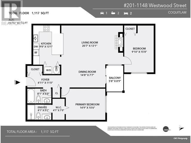 201 - 1148 Westwood Street, Condo with 2 bedrooms, 2 bathrooms and 2 parking in Coquitlam BC | Image 38