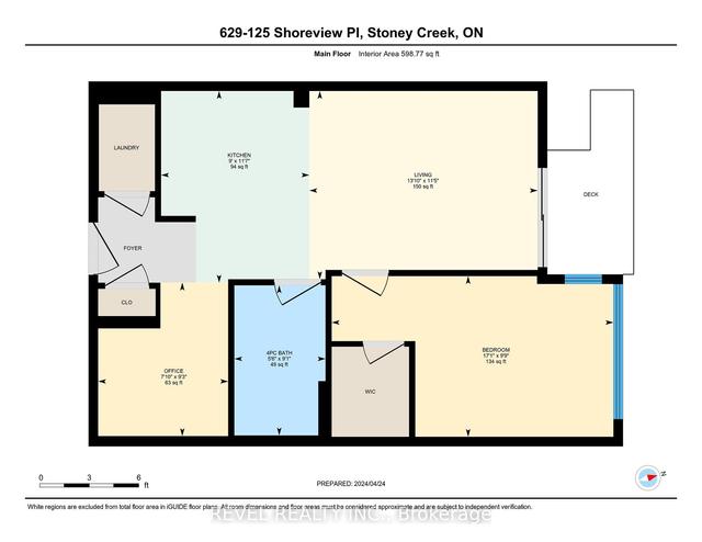 629 - 125 Shoreview Pl, Condo with 1 bedrooms, 1 bathrooms and 1 parking in Hamilton ON | Image 35