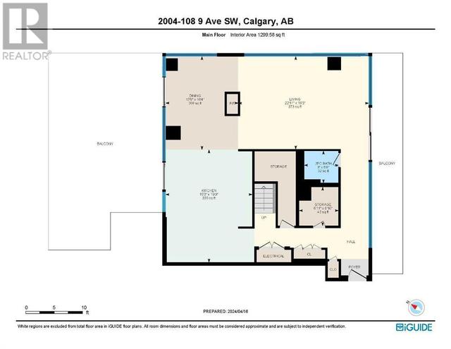 2004, - 108 9 Avenue Sw, Condo with 2 bedrooms, 2 bathrooms and 3 parking in Calgary AB | Image 45
