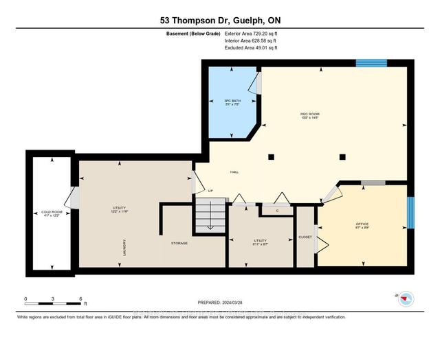 53 Thompson Dr, House detached with 4 bedrooms, 5 bathrooms and 3 parking in Guelph ON | Image 35