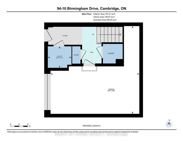 94 - 10 Birmingham Dr, House attached with 2 bedrooms, 2 bathrooms and 2 parking in Cambridge ON | Image 18