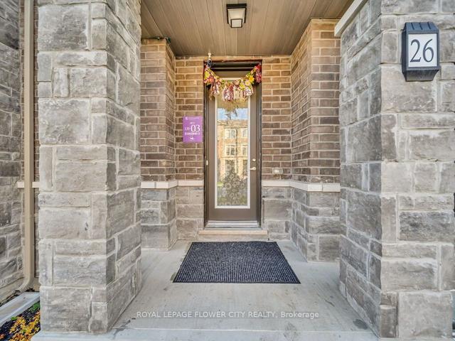 26 Ravenbury St, House attached with 3 bedrooms, 4 bathrooms and 3 parking in Brampton ON | Image 23