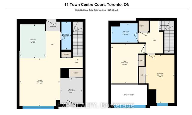 6 - 11 Town Centre Crt, Townhouse with 2 bedrooms, 2 bathrooms and 1 parking in Toronto ON | Image 31