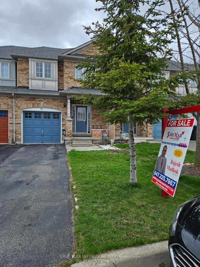 99 Timbertop Cres, House attached with 3 bedrooms, 4 bathrooms and 2 parking in Brampton ON | Image 1