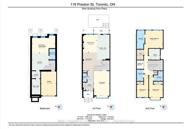 119 Preston St, House detached with 4 bedrooms, 5 bathrooms and 2 parking in Toronto ON | Image 28