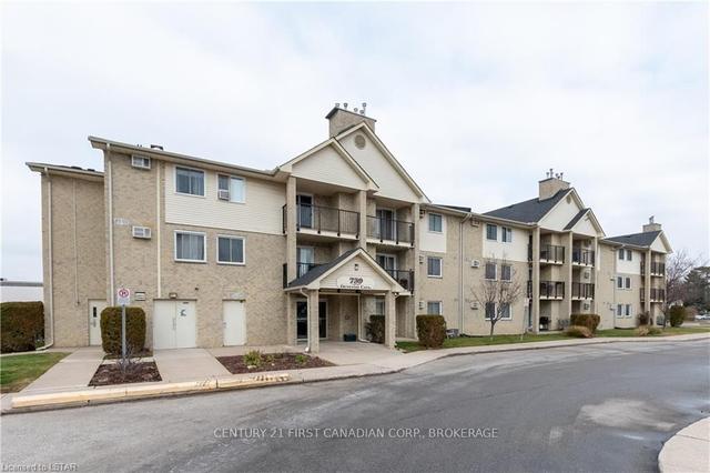 308 - 739 Deveron Cres, Condo with 2 bedrooms, 1 bathrooms and 0 parking in London ON | Image 1