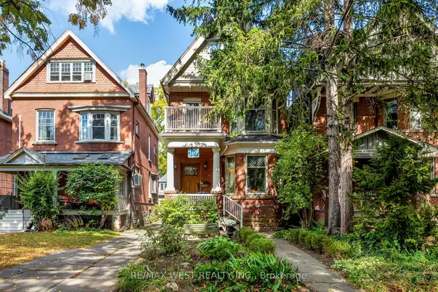 110 Marion St, House detached with 3 bedrooms, 3 bathrooms and 2 parking in Toronto ON | Image 1
