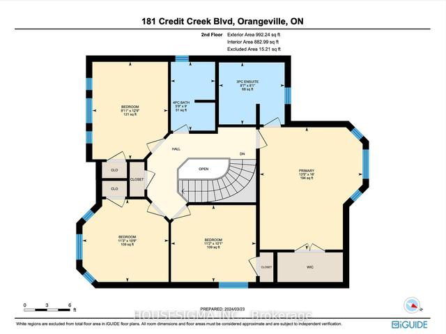 181 Credit Creek Blvd, House detached with 4 bedrooms, 4 bathrooms and 5 parking in Orangeville ON | Image 33