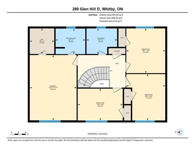 289 Glen Hill Dr, House detached with 4 bedrooms, 3 bathrooms and 4 parking in Whitby ON | Image 33