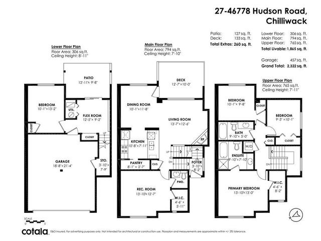 27 - 46778 Hudson Road, House attached with 4 bedrooms, 3 bathrooms and null parking in Chilliwack BC | Image 37