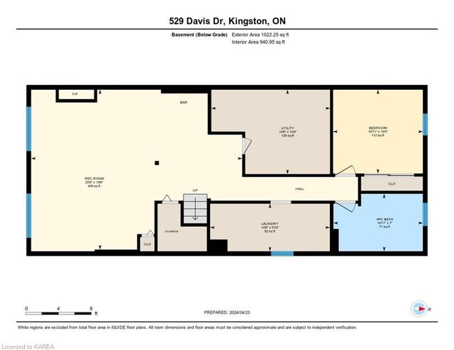 529 Davis Drive, House detached with 4 bedrooms, 2 bathrooms and 3 parking in Kingston ON | Image 38