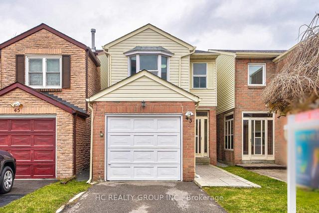 43 Sandyhook Sq, House detached with 3 bedrooms, 3 bathrooms and 2 parking in Toronto ON | Image 1