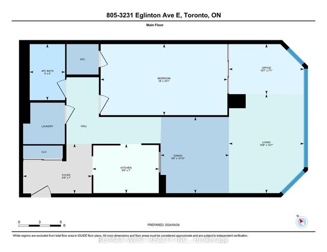 805 - 3231 Eglinton Ave E, Condo with 1 bedrooms, 1 bathrooms and 1 parking in Toronto ON | Image 30