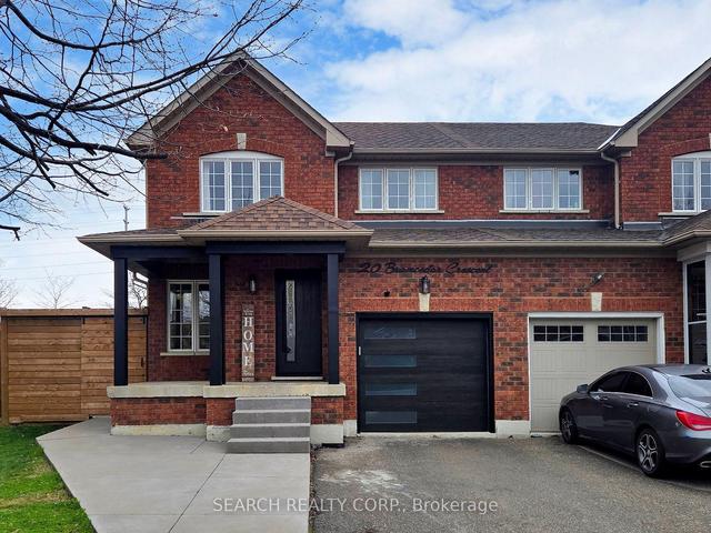 20 Bramcedar Cres, House semidetached with 3 bedrooms, 4 bathrooms and 3 parking in Brampton ON | Image 1