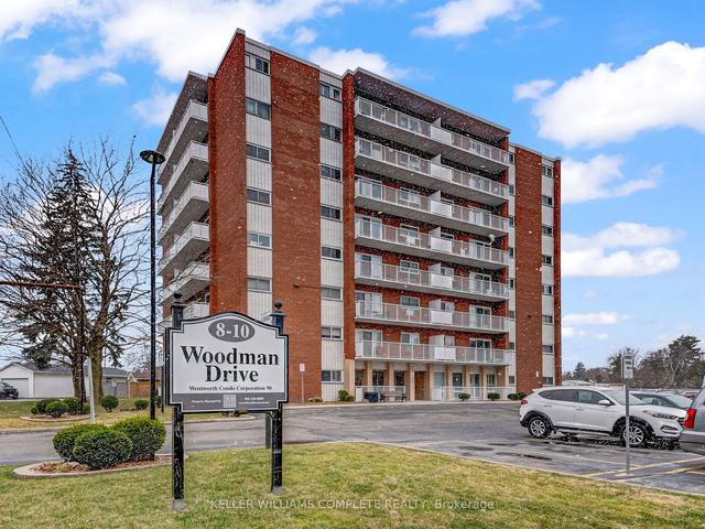 304 - 10 Woodman Dr S, Condo with 1 bedrooms, 1 bathrooms and 1 parking in Hamilton ON | Image 1
