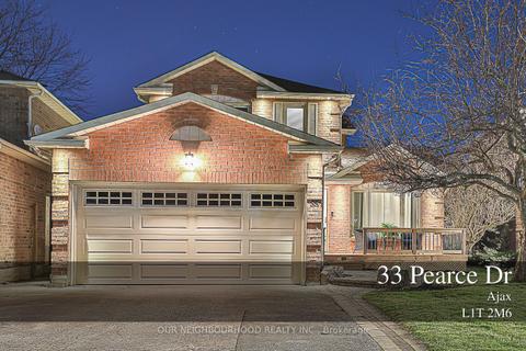 33 Pearce Dr, House detached with 3 bedrooms, 4 bathrooms and 3 parking in Ajax ON | Card Image