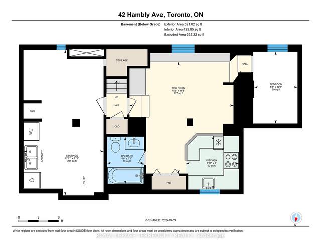 42 Hambly Ave, House detached with 5 bedrooms, 4 bathrooms and 1 parking in Toronto ON | Image 33