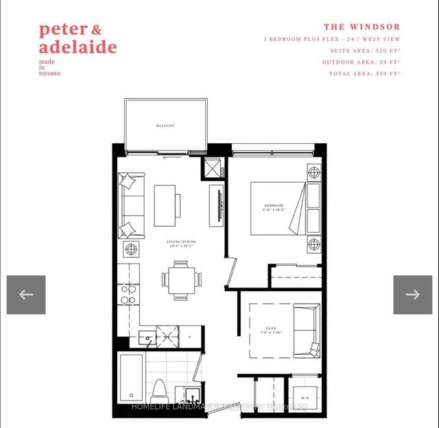 621 - 108 Peter St, Condo with 1 bedrooms, 1 bathrooms and 0 parking in Toronto ON | Image 27