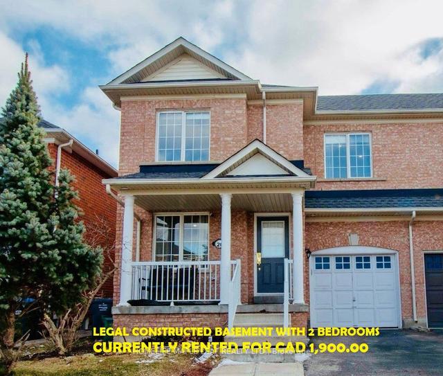20 Olivett Lane, House attached with 3 bedrooms, 4 bathrooms and 4 parking in Brampton ON | Image 1