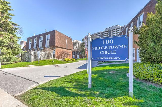 33 - 100 Bridletowne Circ, Townhouse with 3 bedrooms, 2 bathrooms and 2 parking in Toronto ON | Image 28