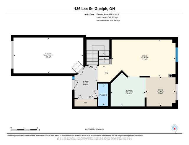 136 Lee St, House attached with 3 bedrooms, 2 bathrooms and 2 parking in Guelph ON | Image 22