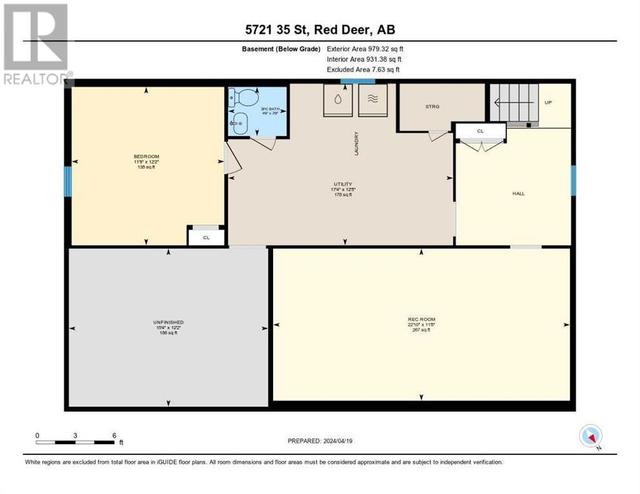 5721 35 Street, House detached with 4 bedrooms, 1 bathrooms and 2 parking in Red Deer AB | Image 28