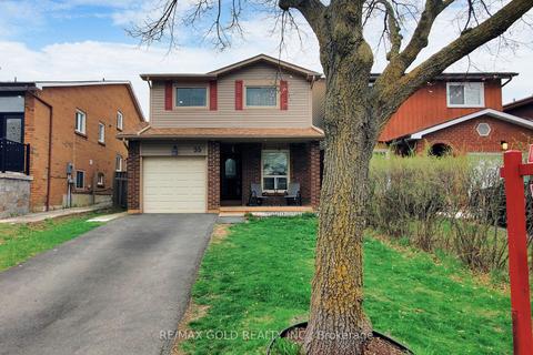 35 Lady Stewart Blvd, House detached with 3 bedrooms, 3 bathrooms and 3 parking in Brampton ON | Card Image