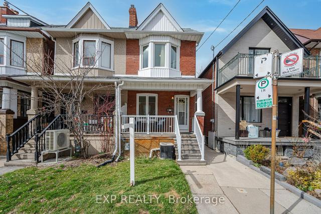 34 Manchester Ave, House semidetached with 3 bedrooms, 2 bathrooms and 1.5 parking in Toronto ON | Image 1