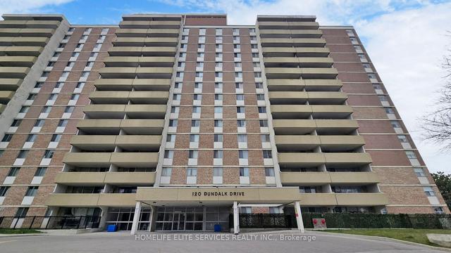 612 - 120 Dundalk Dr, Condo with 2 bedrooms, 1 bathrooms and 1 parking in Toronto ON | Image 12