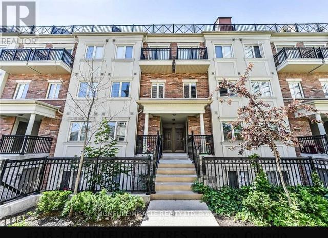 218 - 17 Coneflower Cres, Townhouse with 2 bedrooms, 1 bathrooms and 1 parking in Toronto ON | Image 1