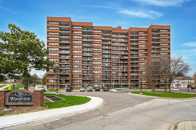 605 - 3501 Glen Erin Dr, Condo with 2 bedrooms, 1 bathrooms and 1 parking in Mississauga ON | Image 1