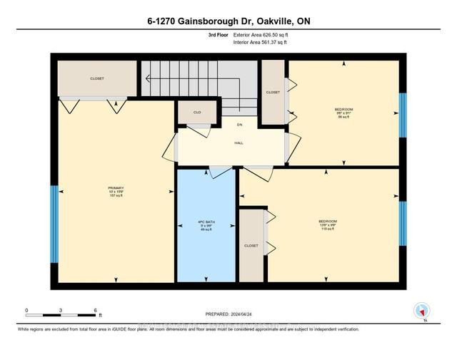 6 - 1270 Gainsborough Dr, Townhouse with 3 bedrooms, 2 bathrooms and 2 parking in Oakville ON | Image 29
