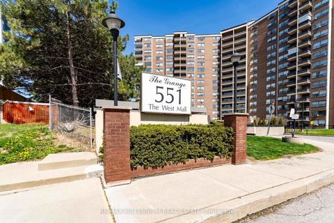 401 - 551 The West Mall, Condo with 2 bedrooms, 1 bathrooms and 1 parking in Toronto ON | Card Image