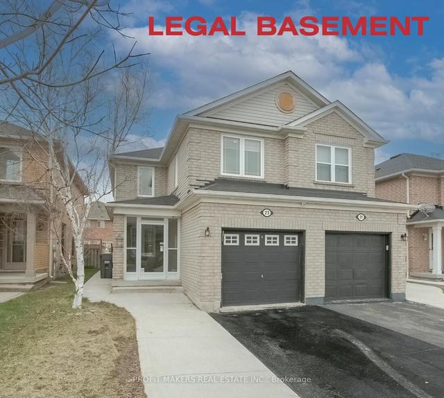 23 Secord Cres, House semidetached with 4 bedrooms, 4 bathrooms and 3 parking in Brampton ON | Image 1