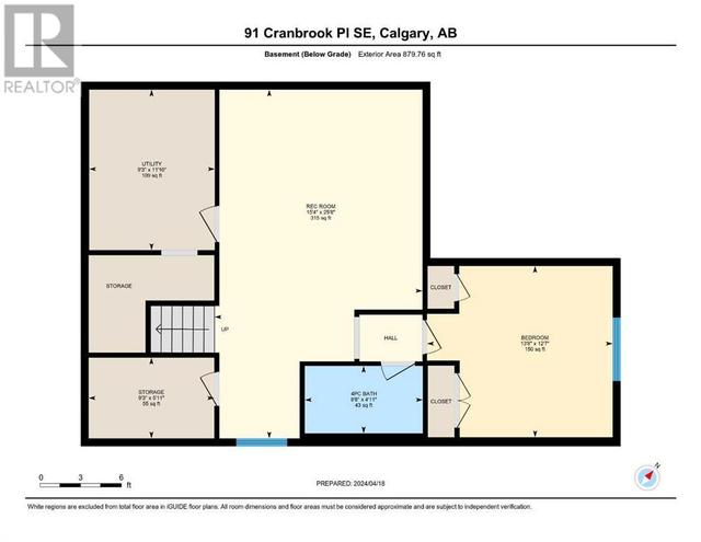 91 Cranbrook Place Se, House detached with 4 bedrooms, 3 bathrooms and 4 parking in Calgary AB | Image 50