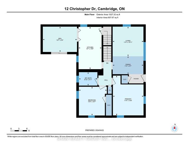 12 Christopher Dr, House detached with 4 bedrooms, 2 bathrooms and 6 parking in Cambridge ON | Image 20