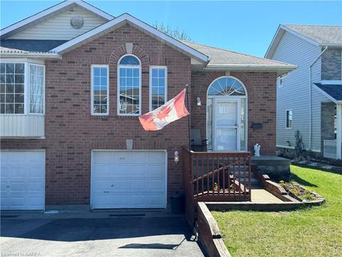 616 Tanner Drive, House attached with 4 bedrooms, 1 bathrooms and 2 parking in Kingston ON | Card Image