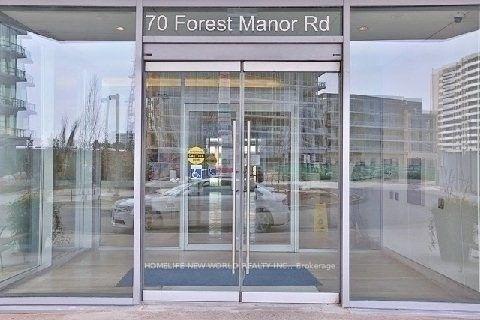 1810 - 70 Forest Manor Rd, Condo with 1 bedrooms, 1 bathrooms and 1 parking in Toronto ON | Image 1