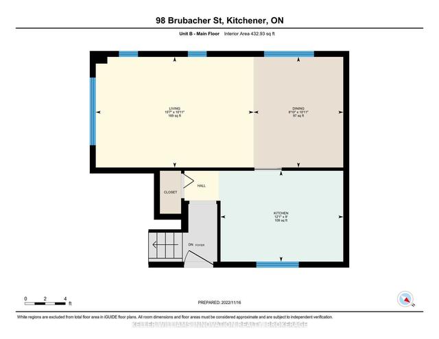 98 Brubacher St, House detached with 3 bedrooms, 2 bathrooms and 2 parking in Kitchener ON | Image 19