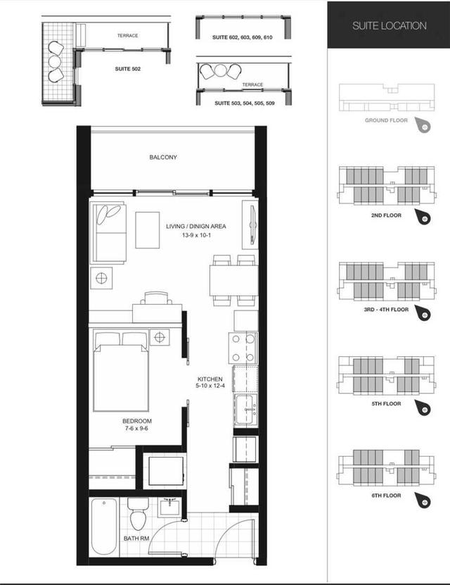 603 - 257 Hemlock St, Condo with 1 bedrooms, 1 bathrooms and 1 parking in Waterloo ON | Image 7