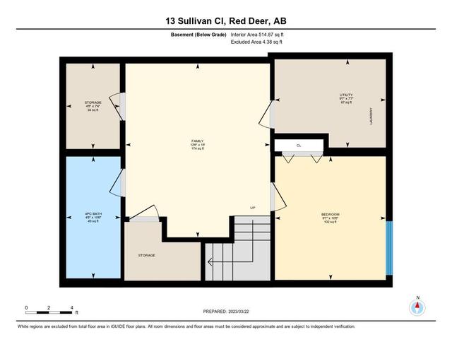 13 Sullivan Close, Home with 4 bedrooms, 2 bathrooms and 1 parking in Red Deer AB | Image 49